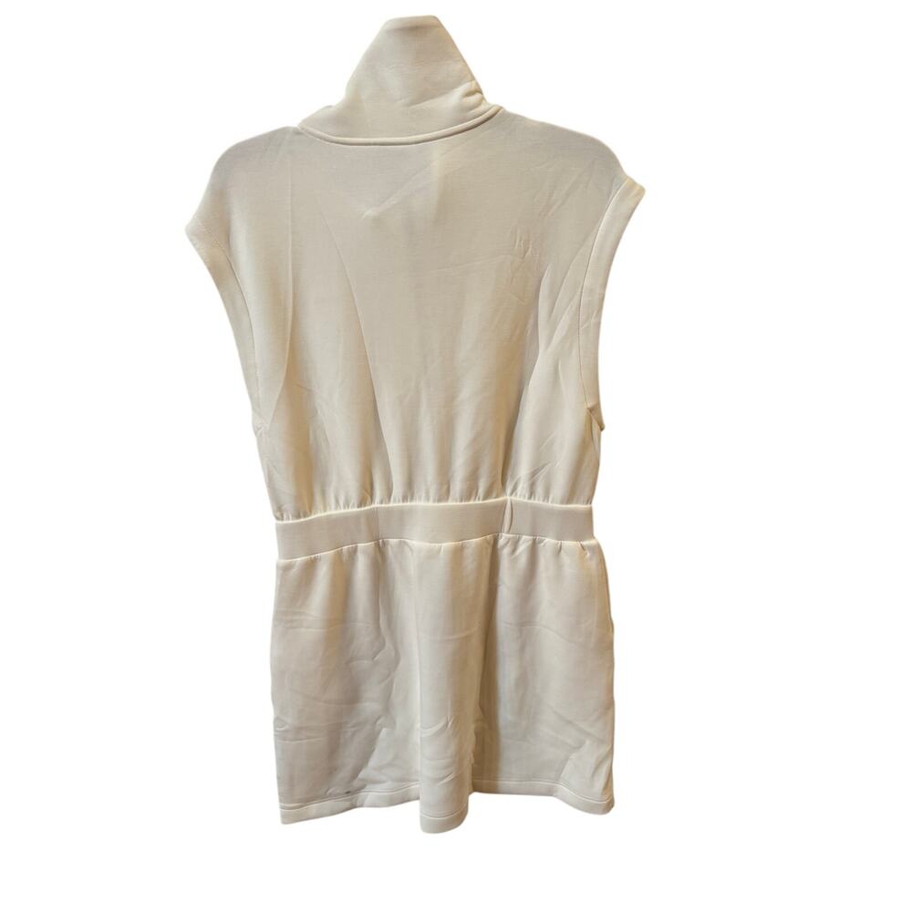 Varley Rosannah Zip Front Minidress In Egret. Size large (NWOT) - Picture 8 of 9